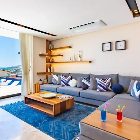 3 Bedroom Seaview With Private Indoor And Outdoor Pool * Kalkan