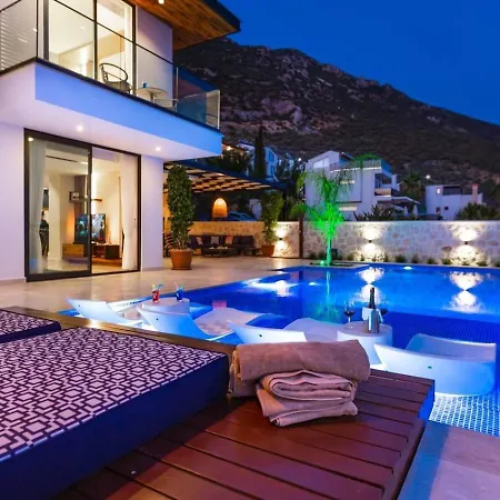 3 Bedroom Seaview With Private Indoor And Outdoor Pool Kalkan