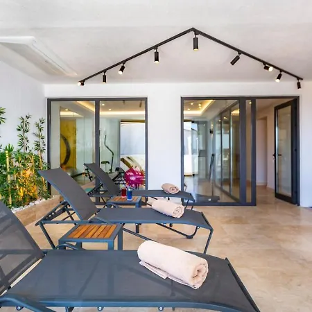 3 Bedroom Seaview With Private Indoor And Outdoor Pool Kalkan