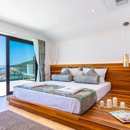 3 Bedroom Seaview With Private Indoor And Outdoor Pool Kalkan