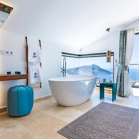 Villa 3 Bedroom Seaview With Private Indoor And Outdoor Pool Kalkan