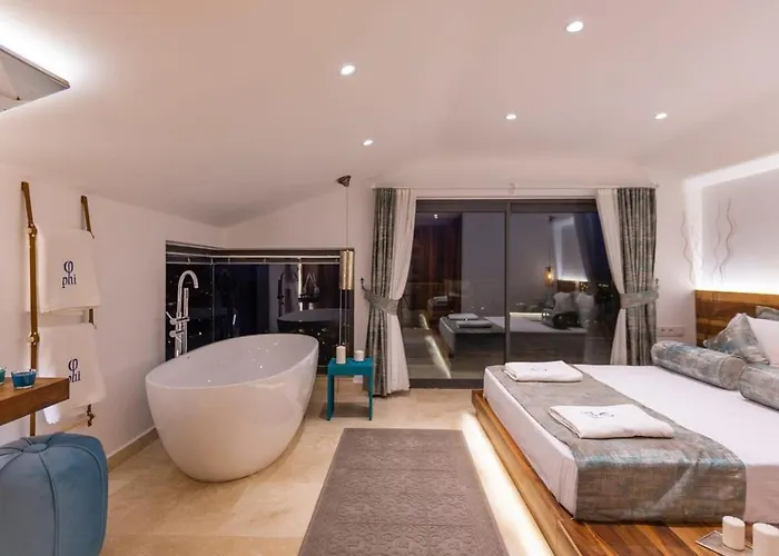 3 Bedroom Seaview With Private Indoor And Outdoor Pool Kalkan