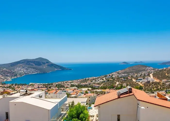 3 Bedroom Seaview With Private Indoor And Outdoor Pool Kalkan